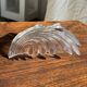 Large stylised shell bowl in vintage glass D22