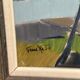 Original Swedish Oil on Panel - "Natural Landscape" by Frans Rase (1913-1994) - Signed - Vintage & Framed - 56 × 48 cm (22" × 18.9")