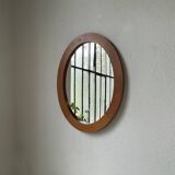Oval cherry mirror
