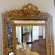 Louis XVI mirror with parcloses.