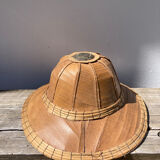 Colonial bamboo hat 70s wall decoration