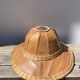 Colonial bamboo hat 70s wall decoration