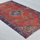 Anatolian handmade vintage rug 250 cm x 150 cm