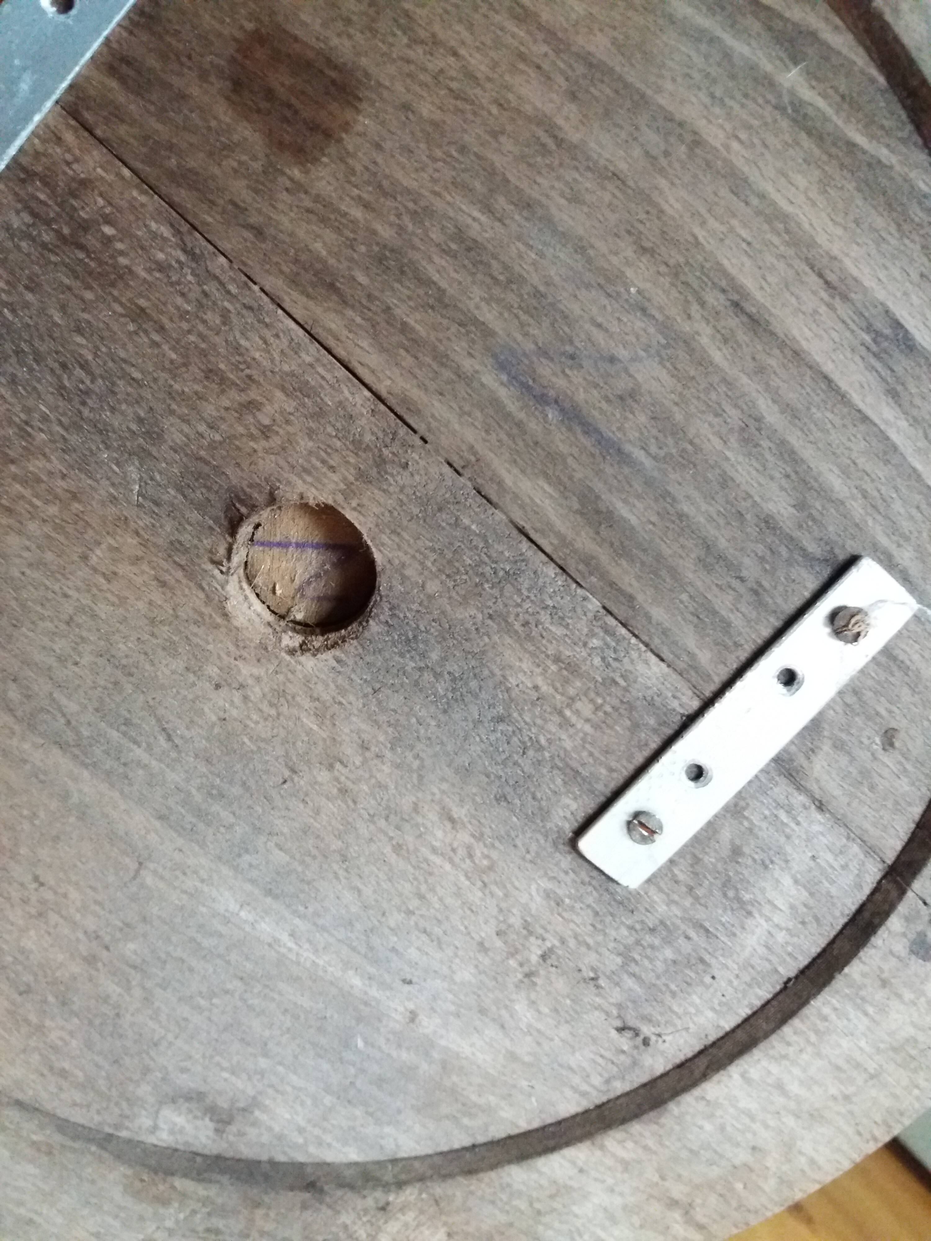 Art Deco ringed turned wood harness