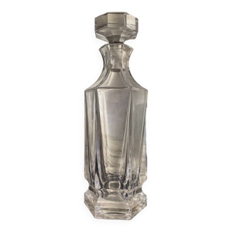 Old crystal whiskey decanter