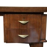 Bureau art-deco en palissandre Sanyas et Popot