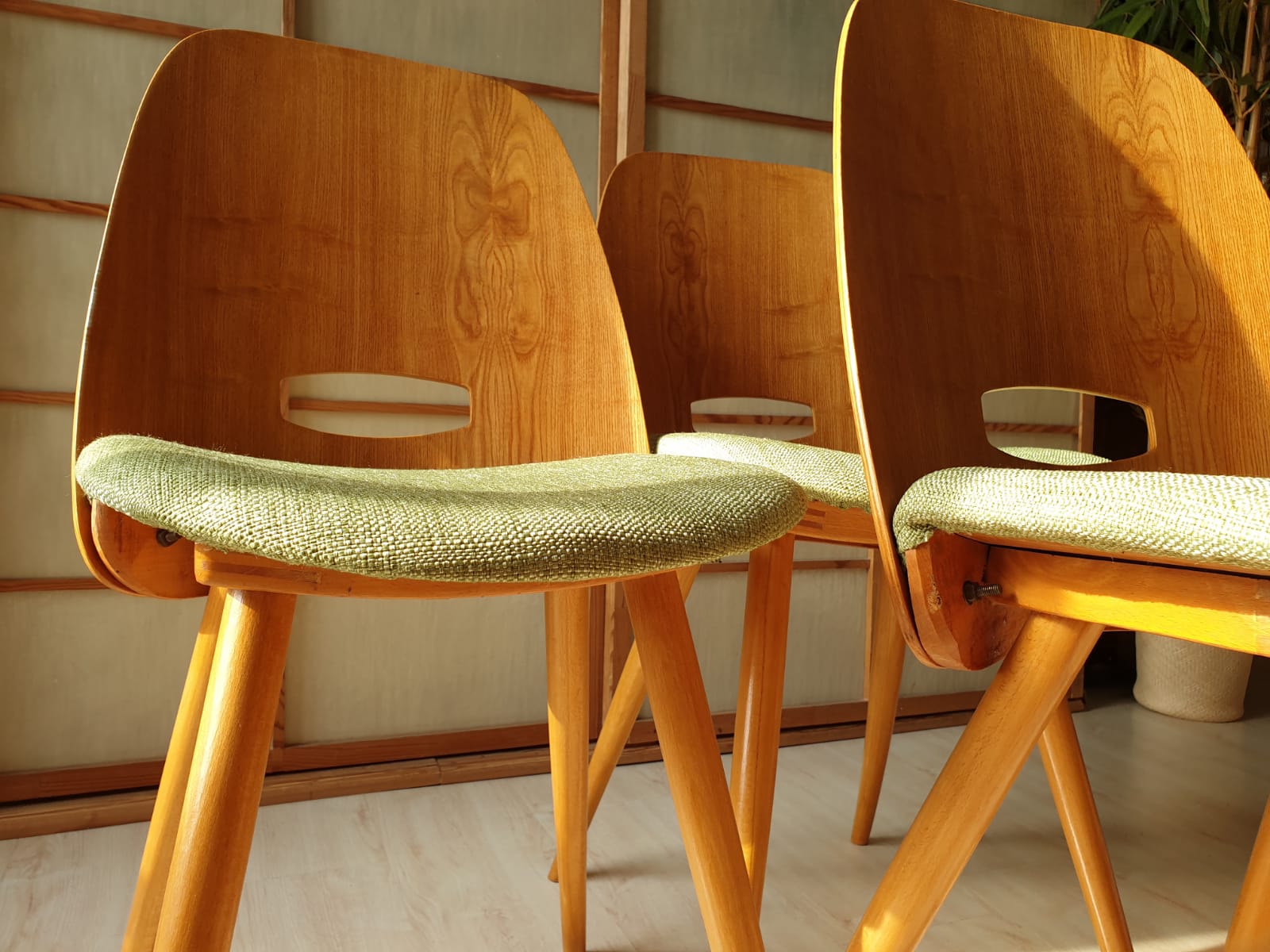 Ensemble de 4 chaises Lollipop Frantisek Jirak