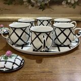 Delvaux porcelain cream service, rue Royale, Paris, late 19th century