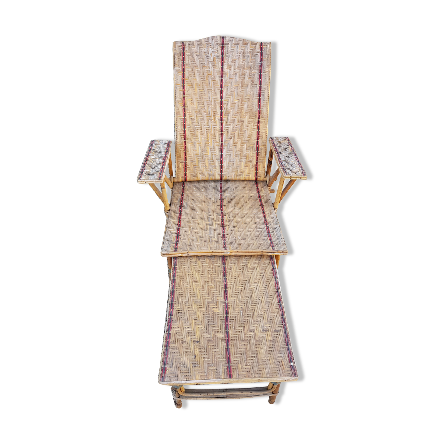 Chair long rattan