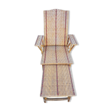 Chair long rattan