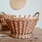 Antique rattan pot covers