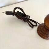 Wood and cotton lamp