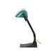 Art Deco Desk Lamp Notary Lamp Erpe Model 52 Wrought Iron Green Enamel Shade