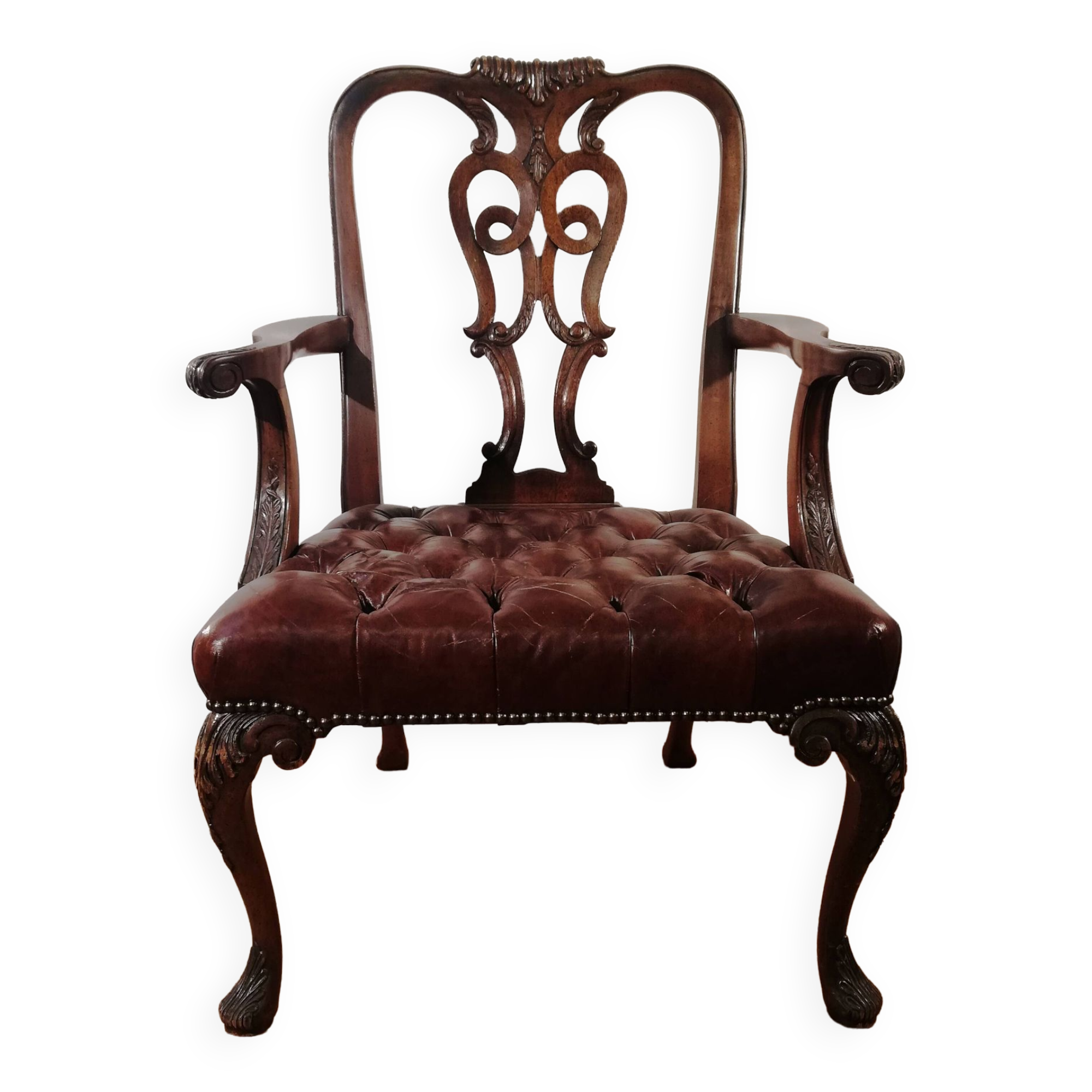 Chippendale office chair