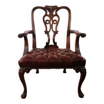 Chippendale office chair