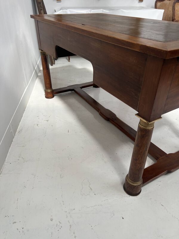 Bureau de style Empire en acajou et placage XIXieme siècle