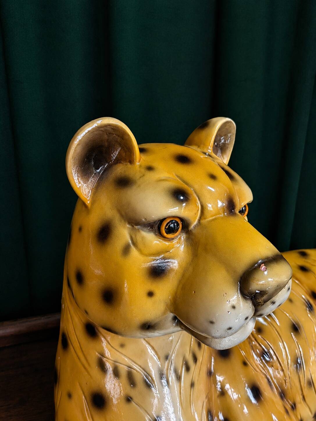 Ceramic leopard, Italy, circa 1960