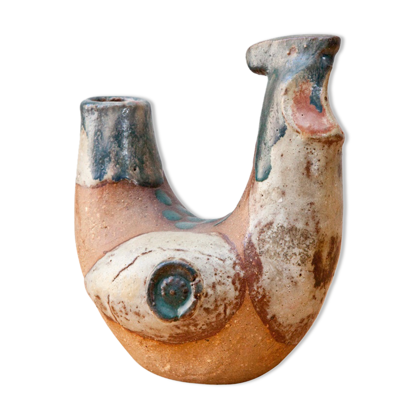 Danish ceramic candle holder