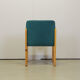 Side chair in pine and felt, Italy 1970s