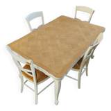 Table with 4 chairs