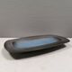 Dish in bluish colors from Hedehusene Ceramics (HK) Denmark 1960-70s