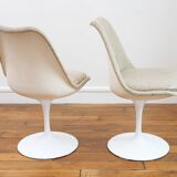 2 Chaises – Tulipe - Eero SAARINEN – Knoll - Pivotante