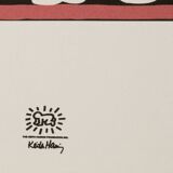 Keith Haring, numbered colour silkscreen, 1990s