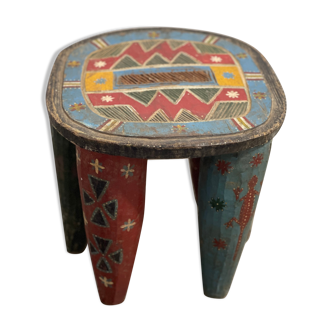 African Zindi wooden stool