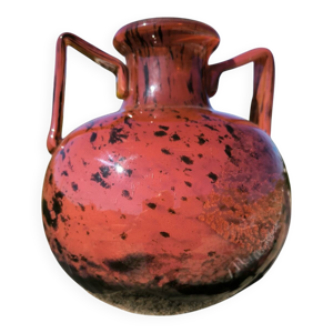 vase en pâte de verre