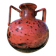 Glass paste vase with gold inclusion Daum 1930