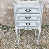 Louis XV style bedside table in cherry wood
