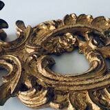 Gold wall candle holder