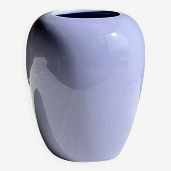 Oblong purple vase