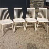 Set of 4 scandinavian style chairs
