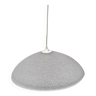 Speckled glass pendant light 1980 gray white