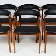 6 chaises scandinave en teck d'Andersen 1960