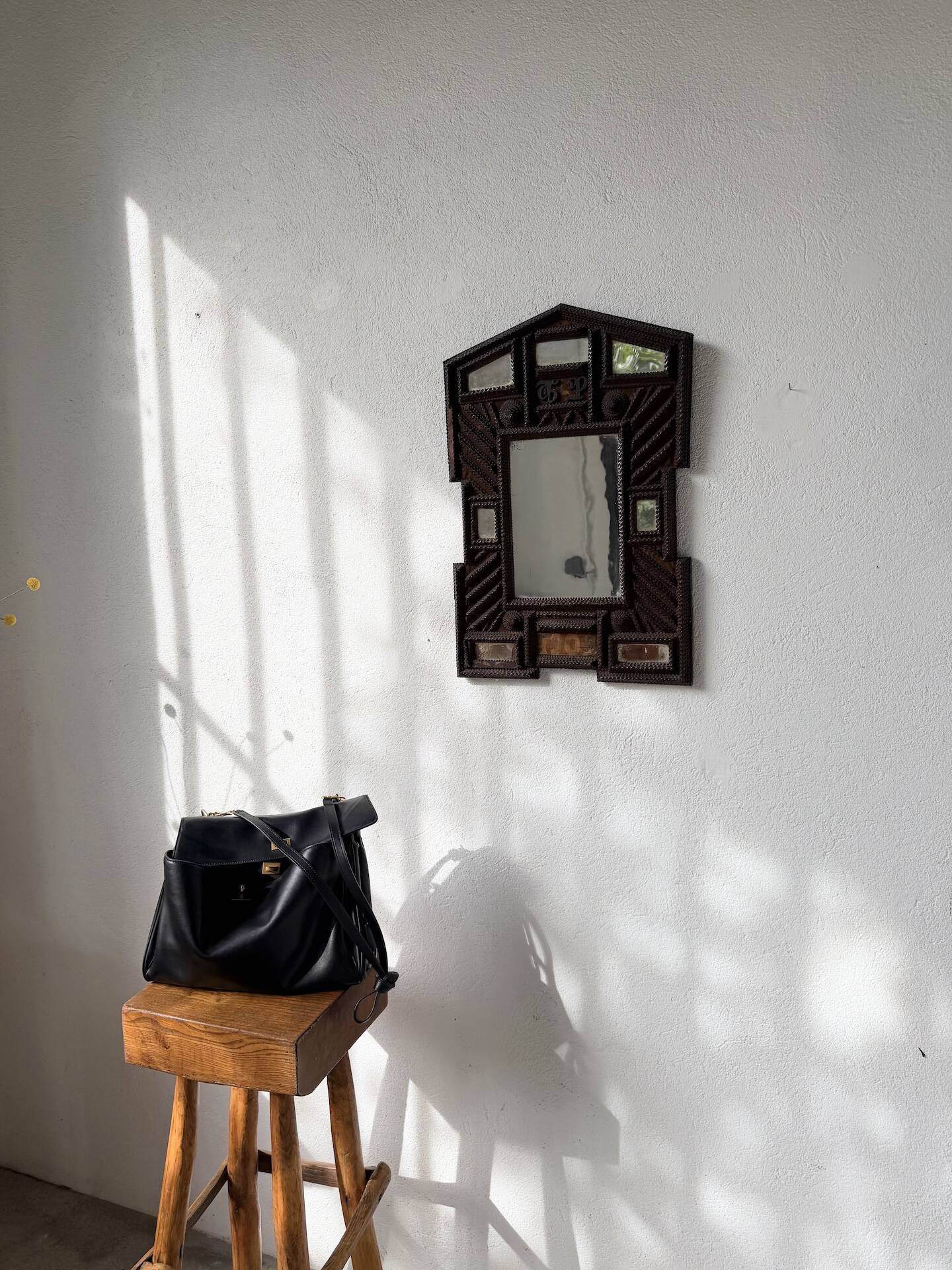 Tramp Art Mirror 1903