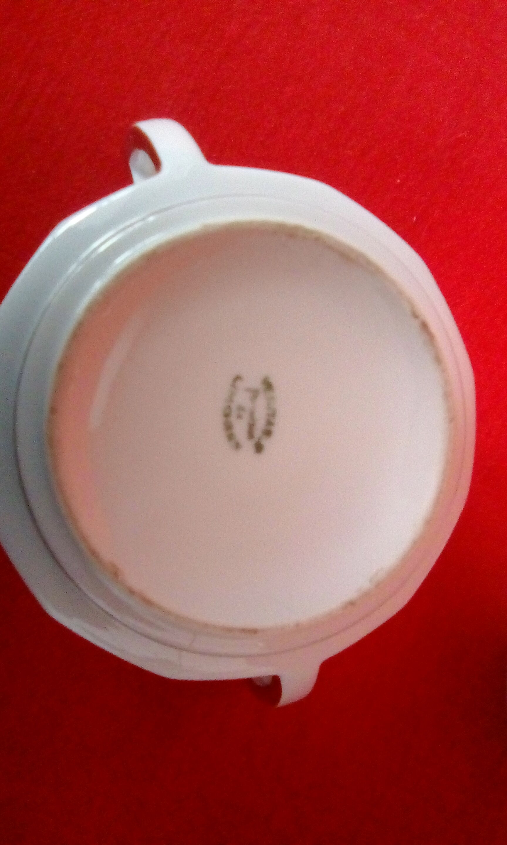 Art Deco sugar bowl in Limoges porcelain