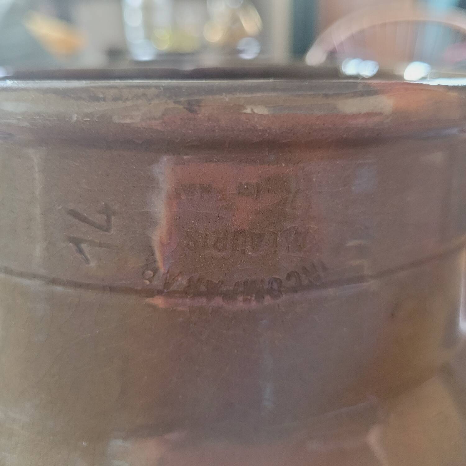 Vallauris 50s glazed ceramic pot