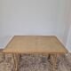 Rattan compass leg dining table, 1950s
