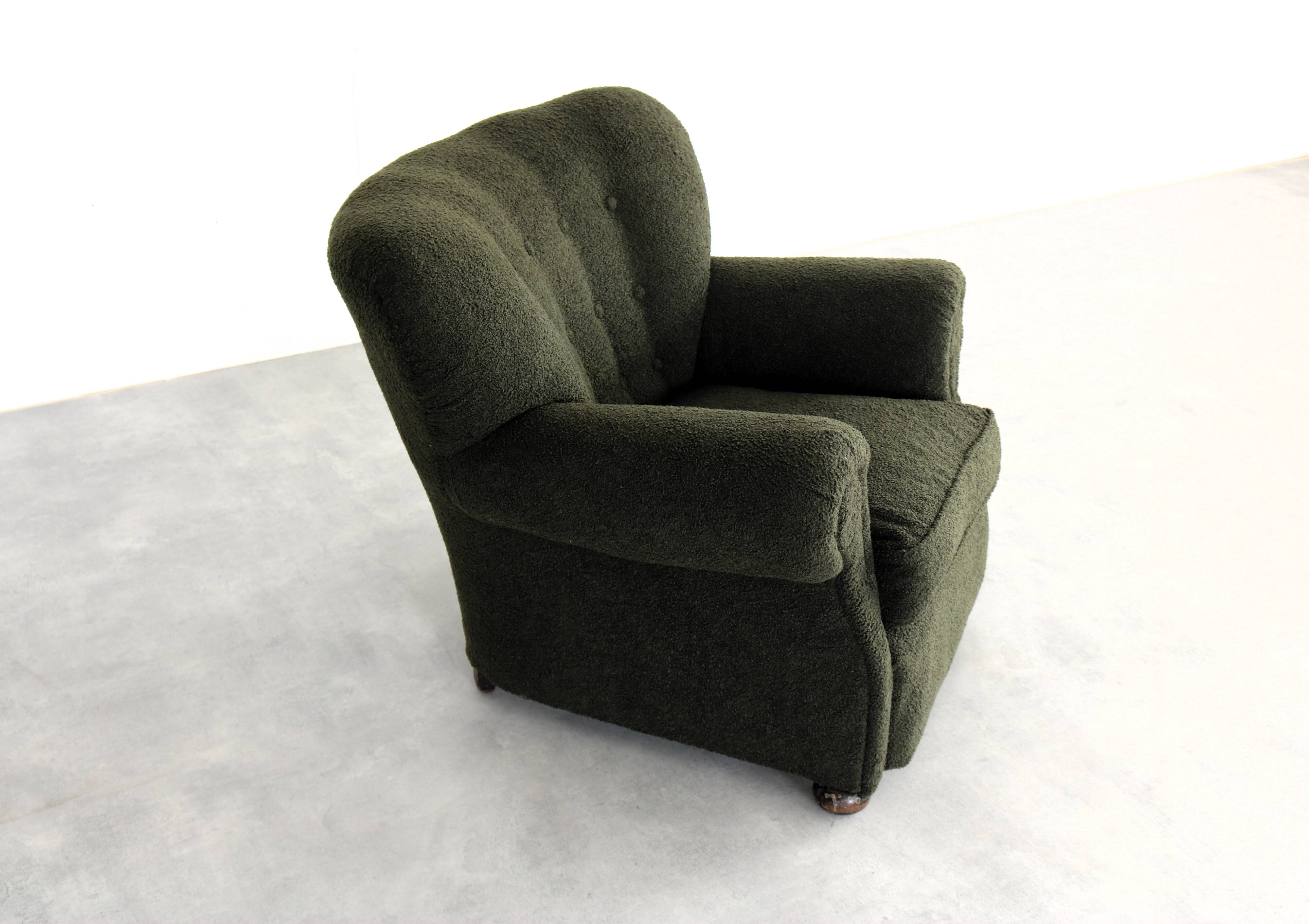 fauteuil vintage | années 1950 | Fritz Hansen | Danemark