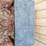 Louis XVI Style Console Table – Carved Oak & Marble Top