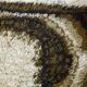 Abstract brown Scandinavian modern rug by Ege Rya, Denmark 1960s