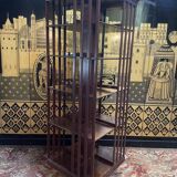 Very large mahogany revolving bookcase
