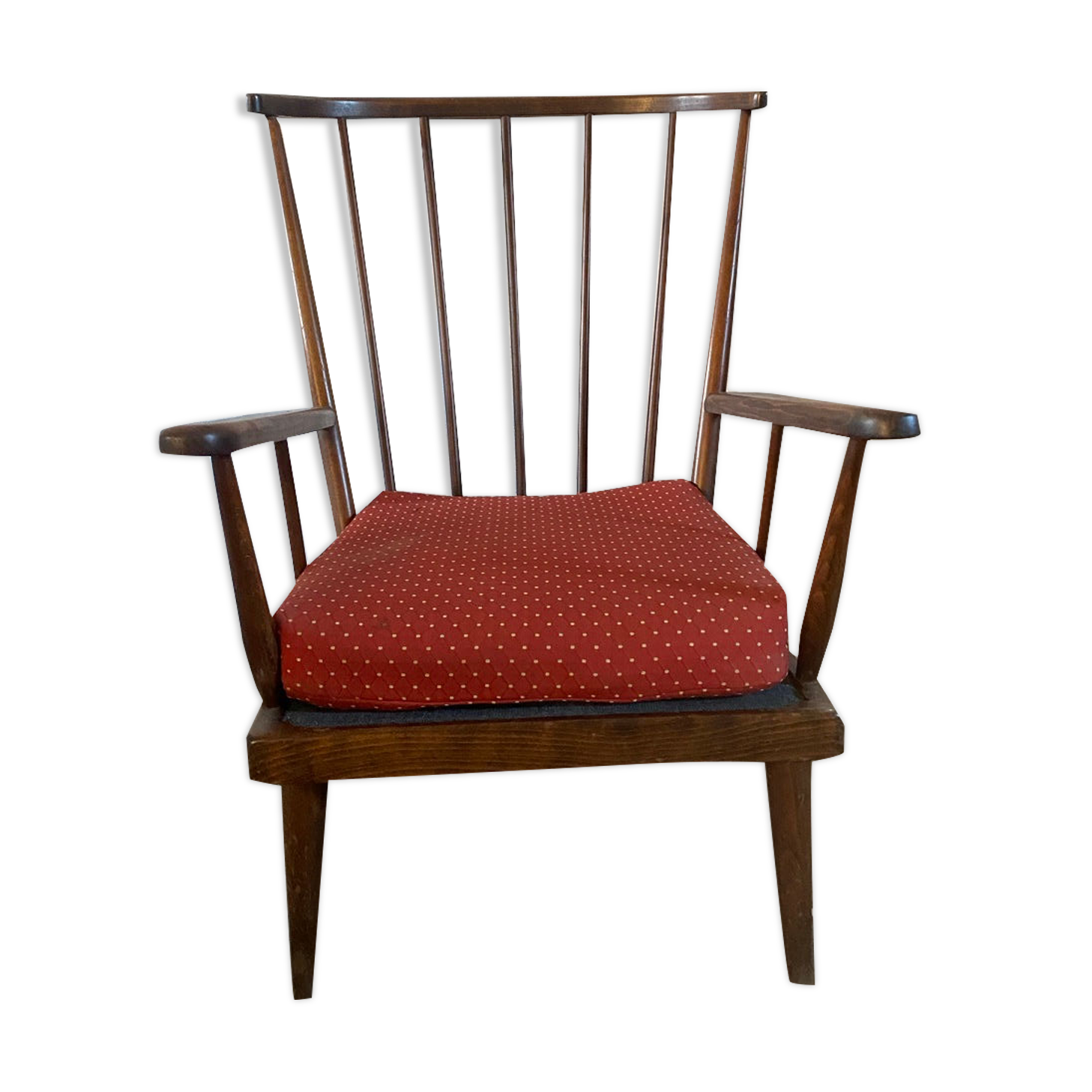 Fauteuil baumann éventail vintage