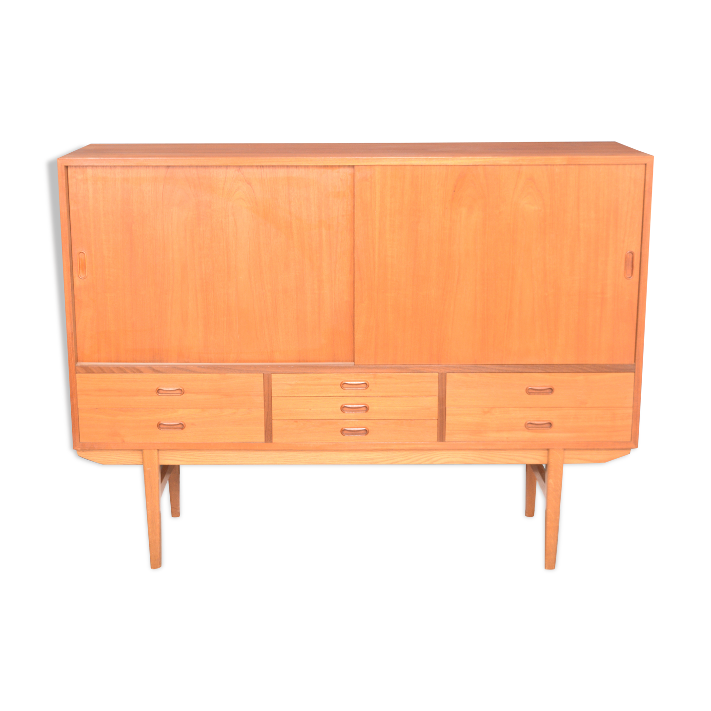 Danish teak sideboard cabinet 1960s