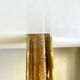 Scandinavian midcentury wall light in crystal and brass