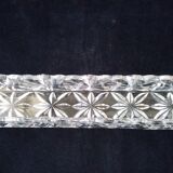 2 molded crystal centerpiece planters