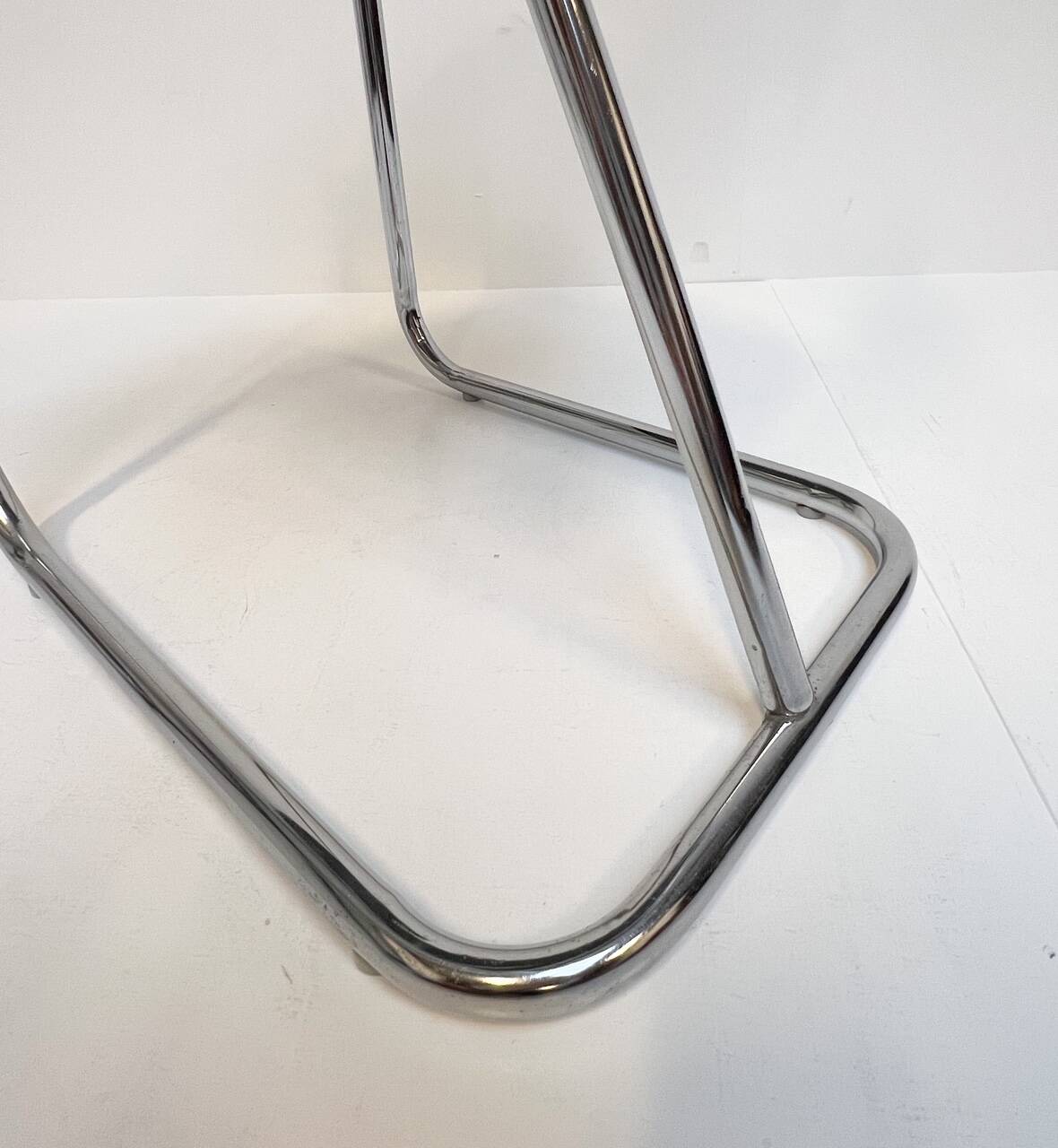 Set metal dining chairs in Gispen style (4), 1970s