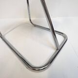 Set metal dining chairs in Gispen style (4), 1970s